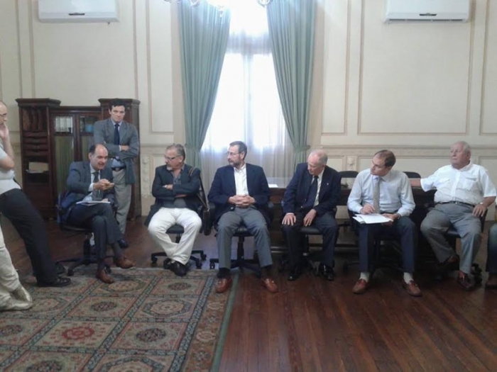 Montizanti tras el encuentro con Lamberto: