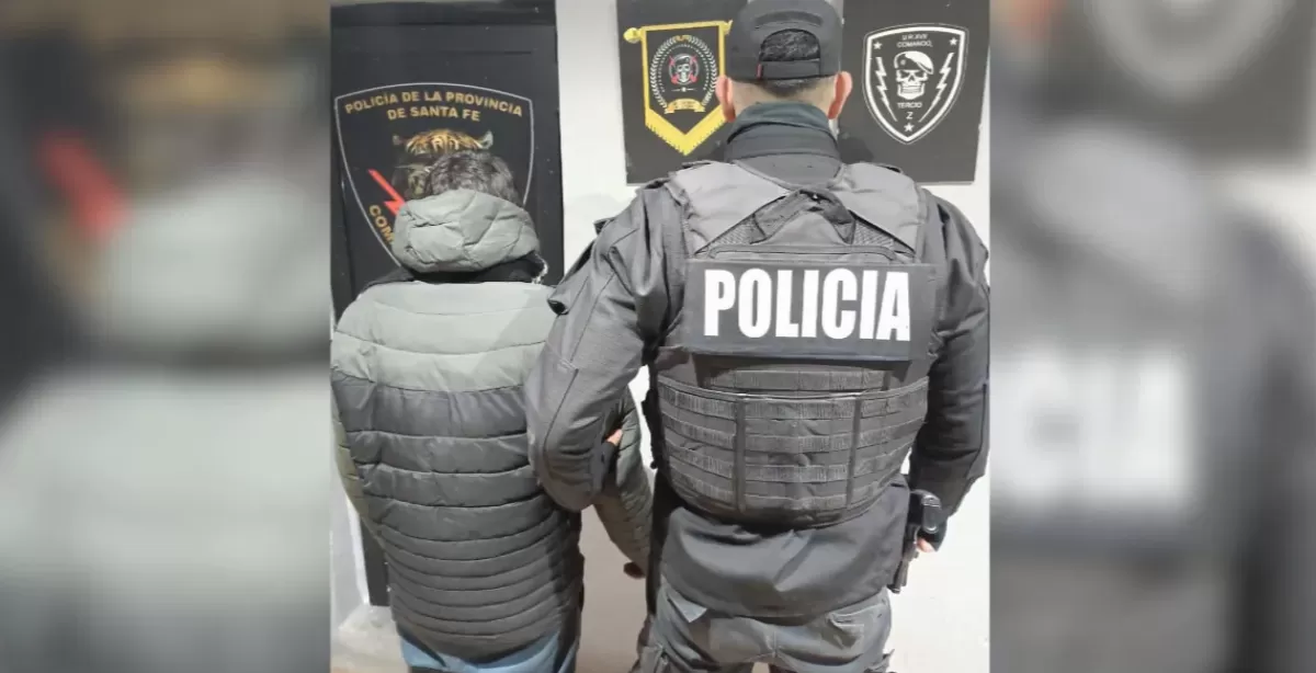 Andaba en bicicleta por San Lorenzo y tenía pedido de captura por un robo en Santa Fe