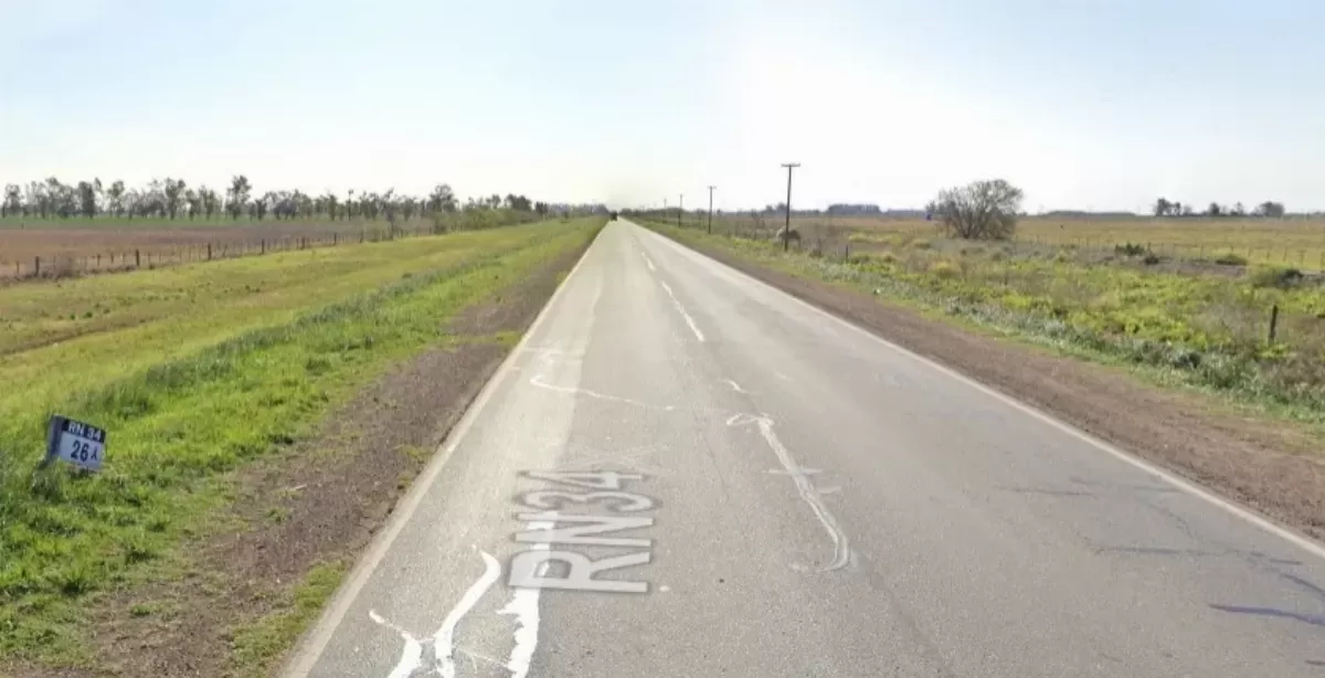 La policía recuperó una moto robada mientras el ladrón huía por la Ruta 34 