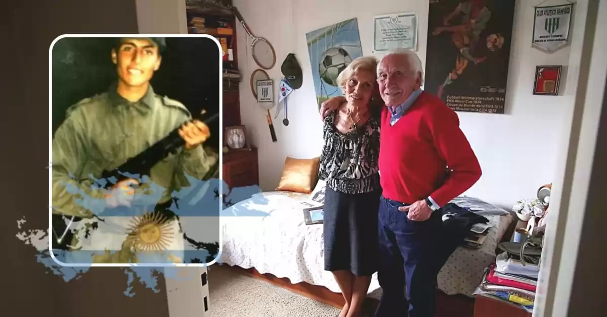 Murió en la Guerra de Malvinas y sus padres conservan su cuarto intacto despues de 40 años