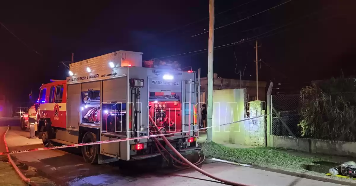 Una familia perdió todo tras el incendio de su vivienda de Capitán Bermúdez