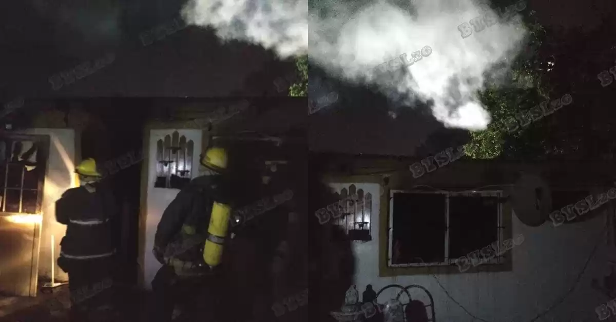 San Lorenzo: Se incendió una vivienda y hubo grandes pérdidas materiales