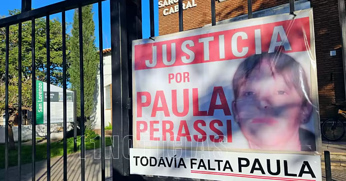 El pedido de justicia por la desaparición de Paula Perassi, se vio reflejado en las escuelas