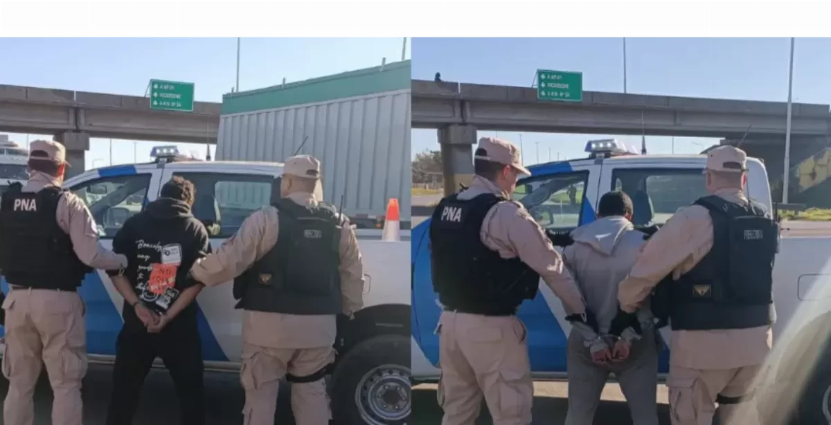 Dos detenidos por robar cables haciendo un pozo con baldes en el intercambiador de San Lorenzo