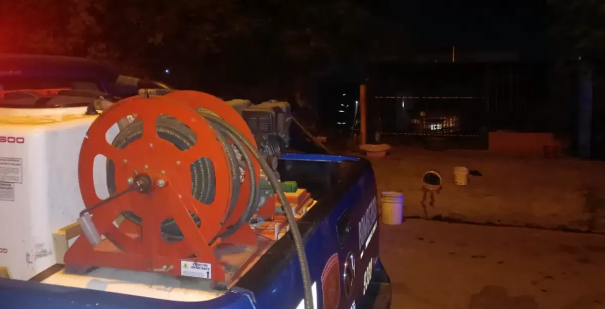 Un incendio afectó dos habitaciones de una vivienda de Barrio Norte