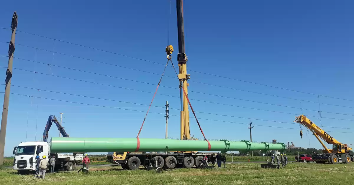 La EPE construye líneas de alta tensión que mejorarán el servicio en Puerto y San Lorenzo