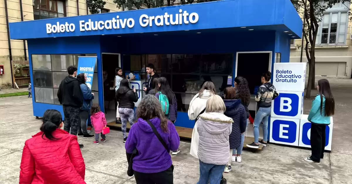 Desde el próximo lunes 31 de julio vuelve a funcionar el Boleto Educativo Gratuito tras el receso