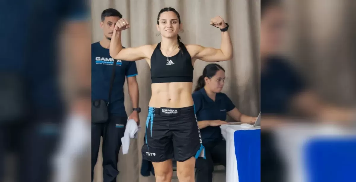 Camila Canut hizo historia: es la primera argentina campeona mundial de MMA en GAMMA