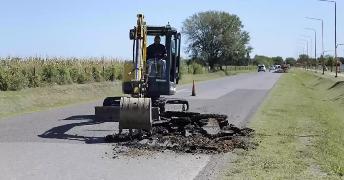 Reducción de calzada por obras en acceso de Autopista a Timbúes