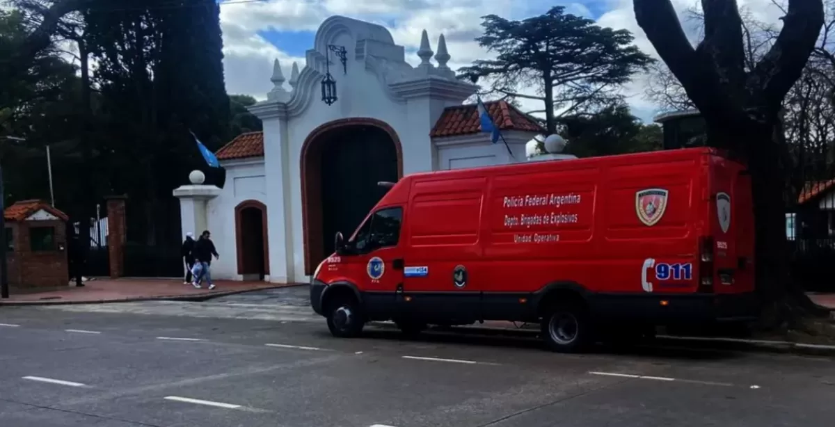 Amenaza de bomba en la Quinta de Olivos: operativo de la Policía Federal arrojó resultado negativo
