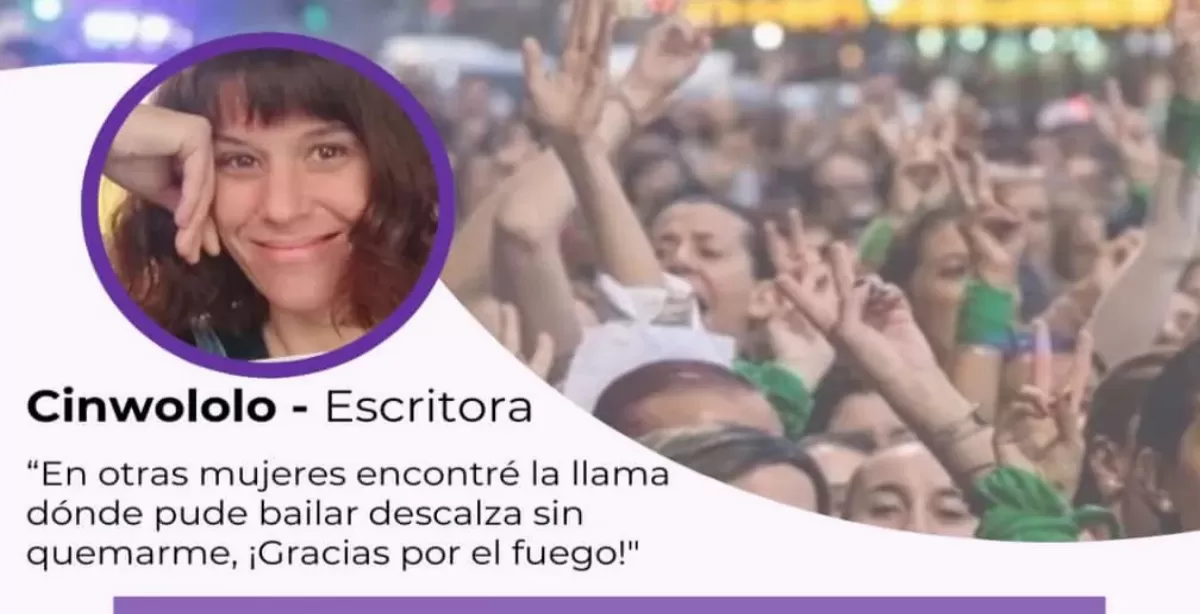 8M en San Lorenzo: el viernes habrá una charla de la escritora e ilustradora Cinwololo