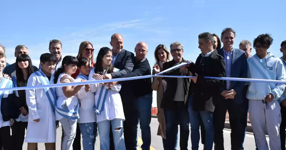 Obra histórica: Inauguraron el acceso a Autopista en Fray Luis Beltrán