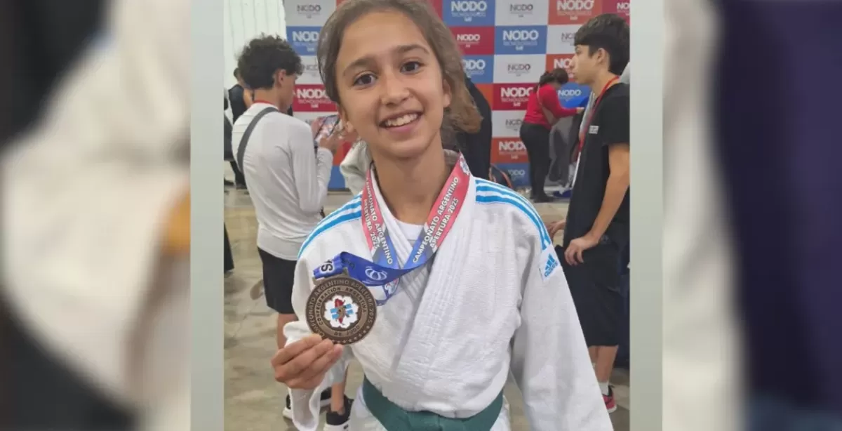Francesca Iglesias, la beltranense que se consagró campeona nacional de judo en Santiago del Estero