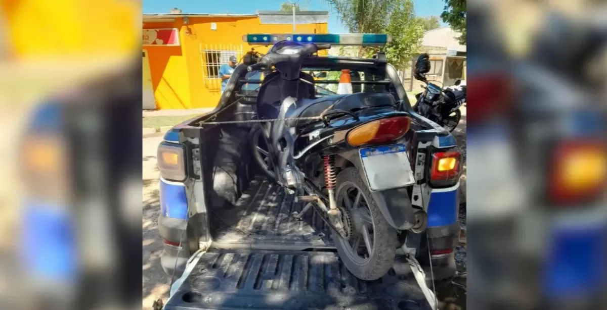 Beltrán: circulaba con una licencia de conducir adulterada y le secuestraron la moto