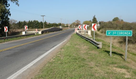 Obras en puentes de Ruta 11