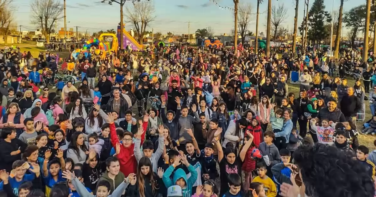 Ricardone celebró el día de las infancias con una jornada llena de juegos