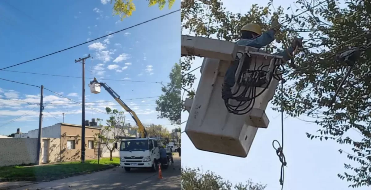 La EPE trabaja intensamente para restablecer el servicio eléctrico en zonas afectadas por el temporal