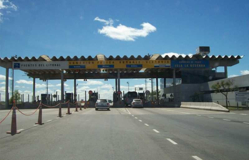 Barreras levantadas en Puente Rosario - Victoria por medidas de fuerza