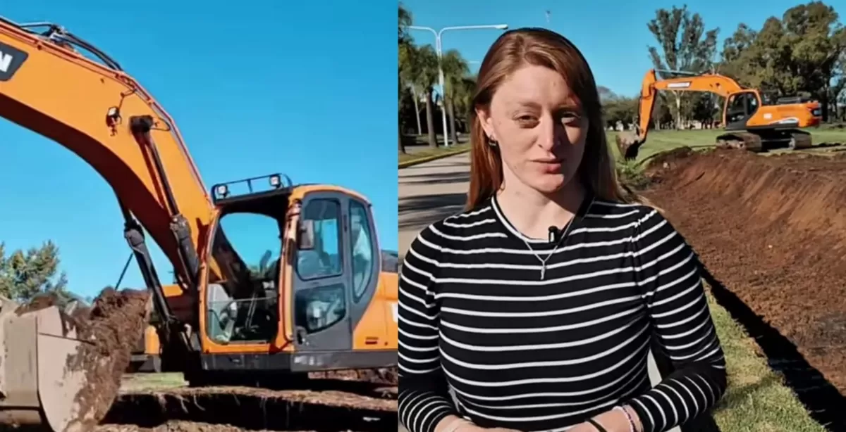 San Jerónimo Sud suma obras clave para prevenir inundaciones