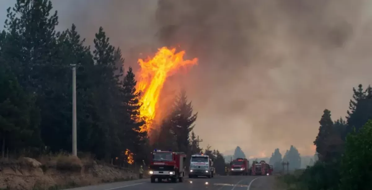 Incendios en El Bolsón: cuatro de los seis focos ya están en fase de enfriamiento 