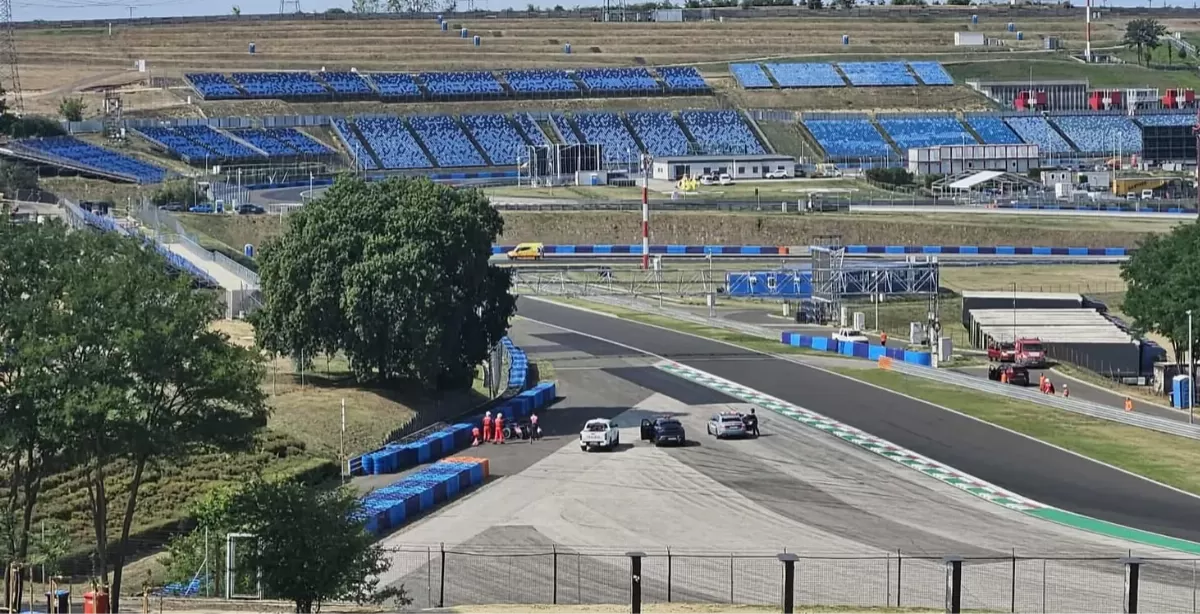 Franco Colapinto sufrió un accidente en las pruebas de neumáticos de Alpine en Hungría