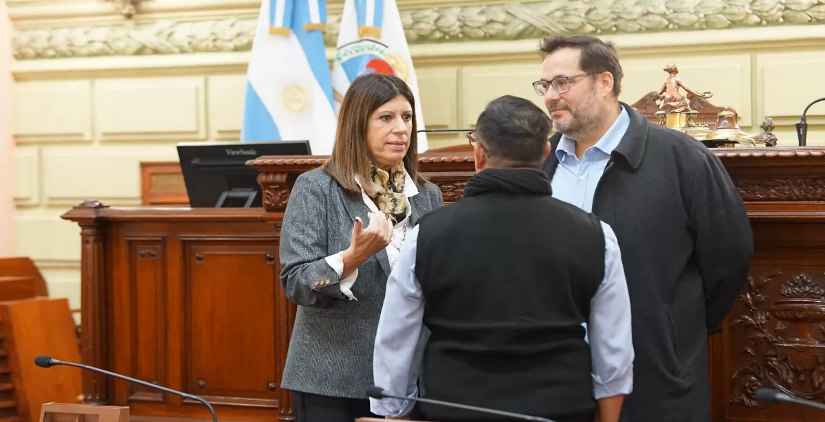 Clara García supervisó las adecuaciones de la Cámara de Diputados provincial para la Convencional Constituyente