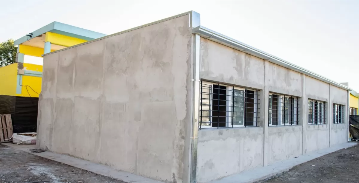 Recta final para la inauguración de dos nuevas aulas en la Escuela Campo Mateo de Timbúes