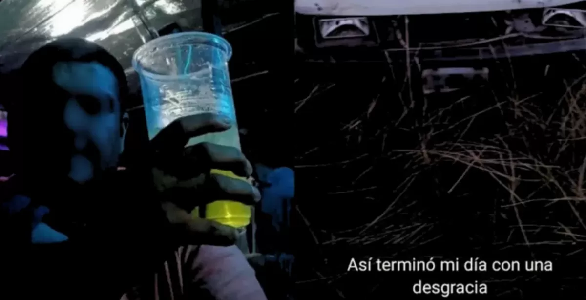 Chocó y mató a un ciclista en Ruta 2 y publicó fotos bebiendo alcohol tras el siniestro