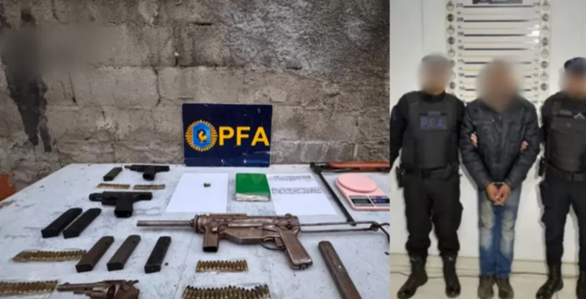 Desarticularon una banda narco en el norte de Rosario: cuatro detenidos y un arsenal incautado