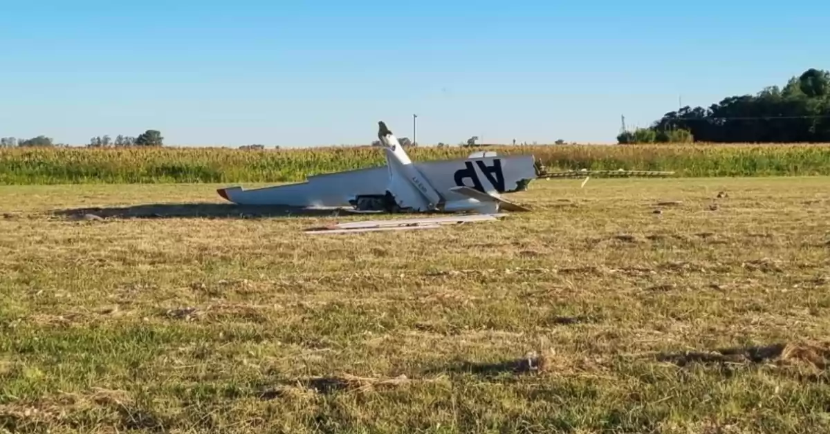 Se estrelló una avioneta en Pergamino y murió el piloto 