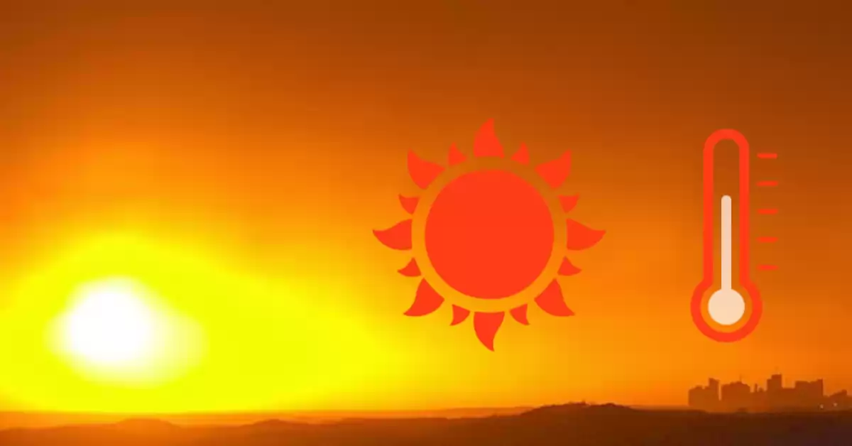 Alerta roja por calor extremo en seis provincias y por tormentas para cinco