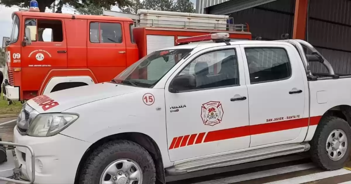 Bomberos Voluntarios de San Javier le salvaron la vida a una niña que no respiraba