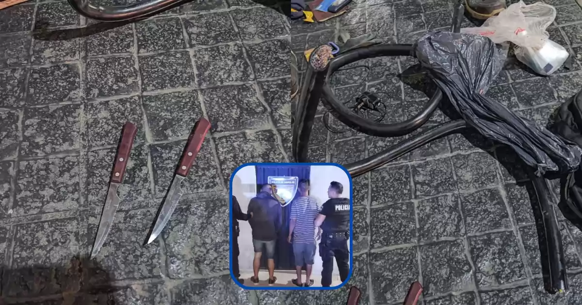 Dos hombres fueron detenidos por robar cables en pleno Bv. Sargento Cabral