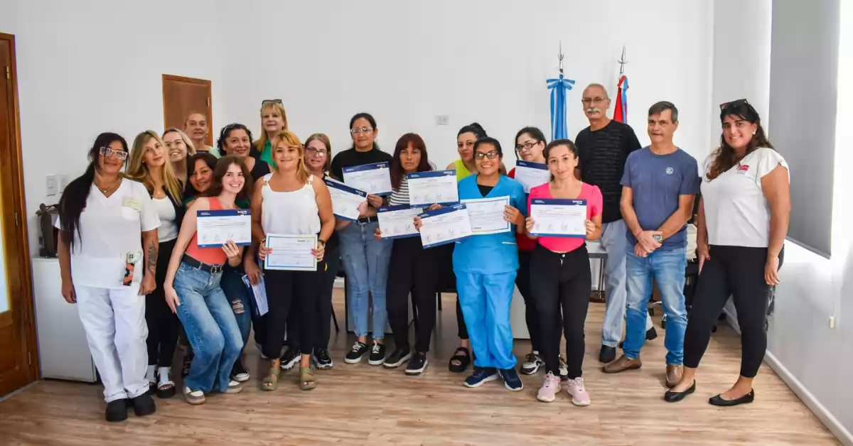 Realizaron una capacitación de promotores gerontológicos en Capitán Bermúdez