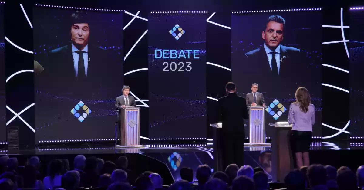 Debate presidencial 2023: las mejores frases de Massa y Milei en el cruce previo al balotaje 