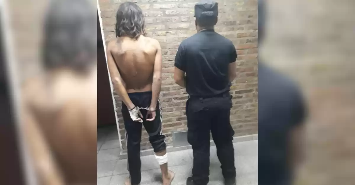 Un joven intentó robar en Puerto y terminó en el hospital con heridas