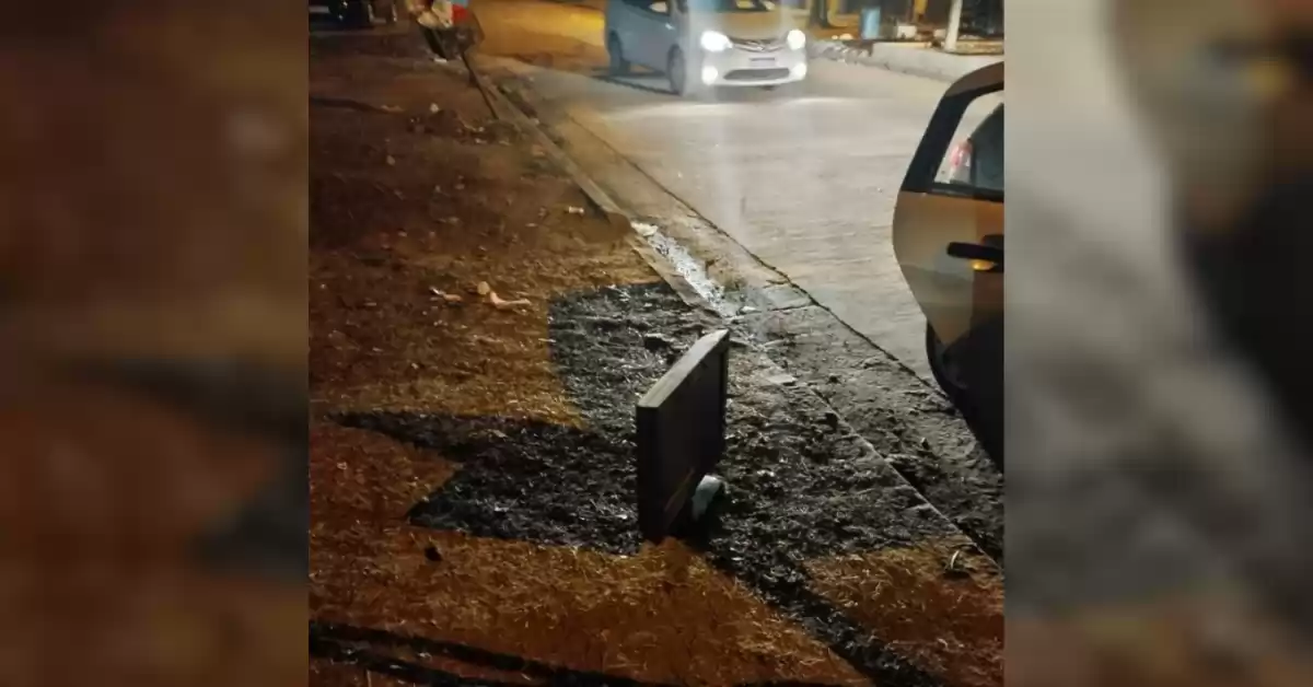 Puerto: caminaba con un televisor de dudosa procedencia y fue detenido