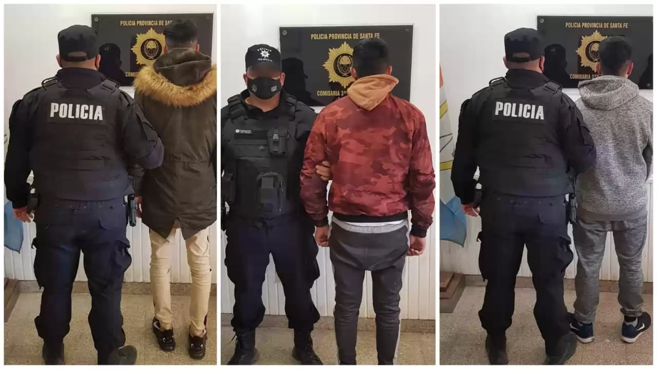 Seis personas fueron detenidas en Carcarañá acusados de cometer una balacera 