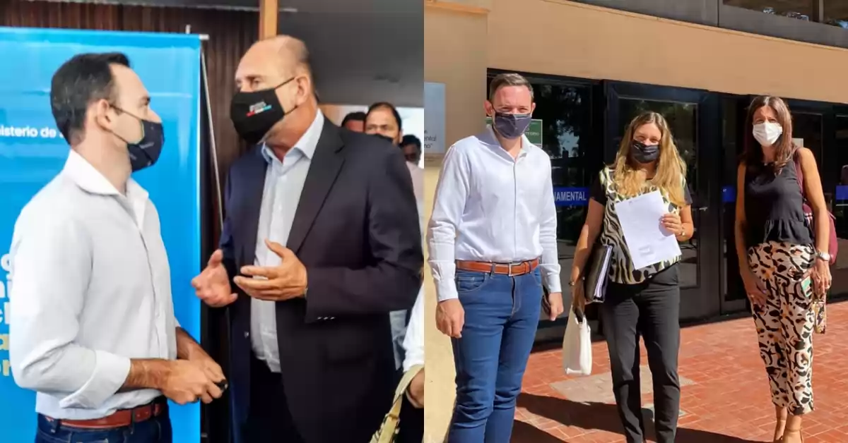 Escuela Bouchard: Raimundo envió concejales y funcionarios a Santa Fe para pedir que garanticen el dictado de clases