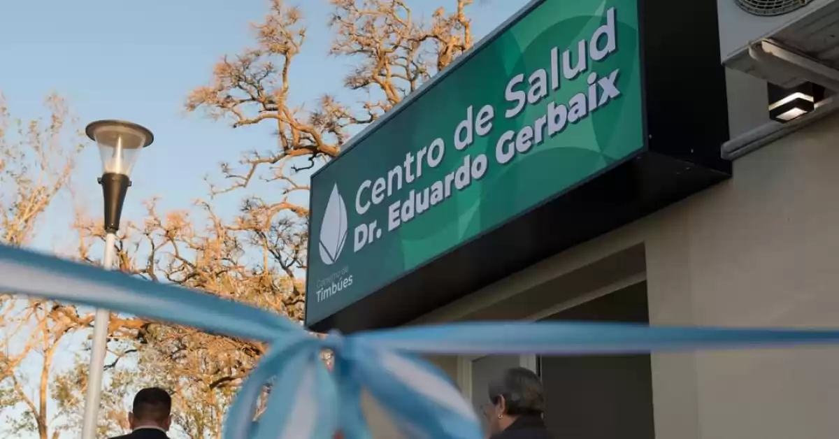 Timbúes: Fiorenza inauguró la ampliación y remodelación del Centro de Salud D. Eduardo Gerbaix