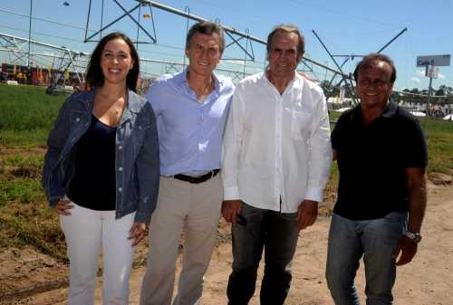 Macri recorrió Expoagro junto a Reutemann, Del Sel, Boasso y López Molina