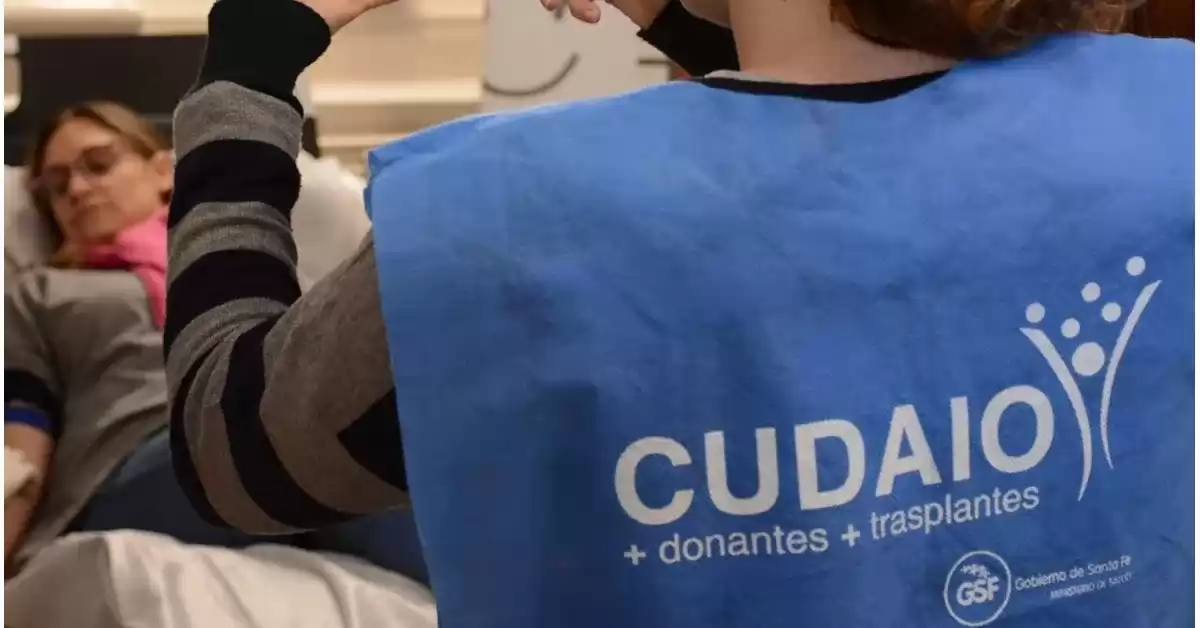 Cudaio: 1 de cada 8 donaciones de órganos en Argentina, se registraron en Santa Fe