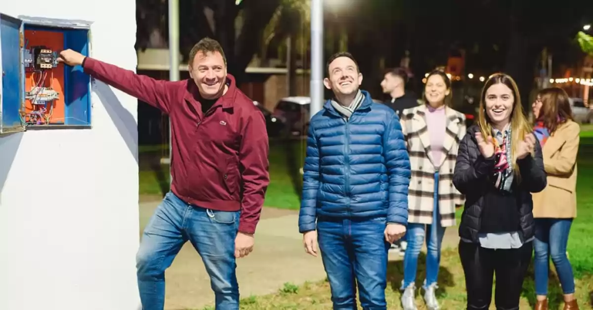 San Lorenzo: Habilitaron nuevas luminarias led en todo el circuito de la costanera 