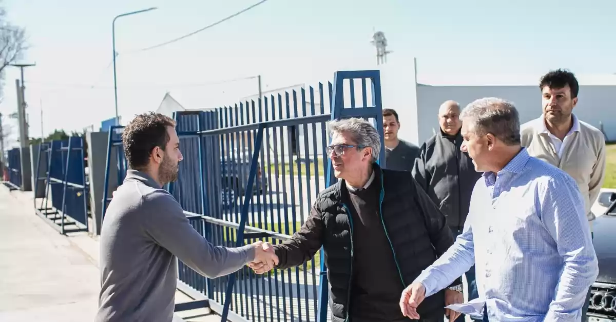 “Trabajamos para el desarrollo productivo local”, dijo el senador Traferri en su visita al Parque Industrial de Roldán