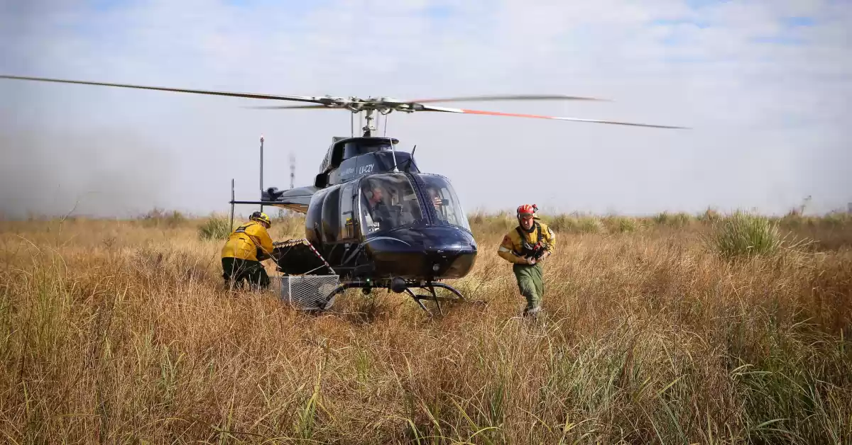 Temporada de incendios: Ambiente asiste a las provincias con personal, medios aéreos y equipamiento