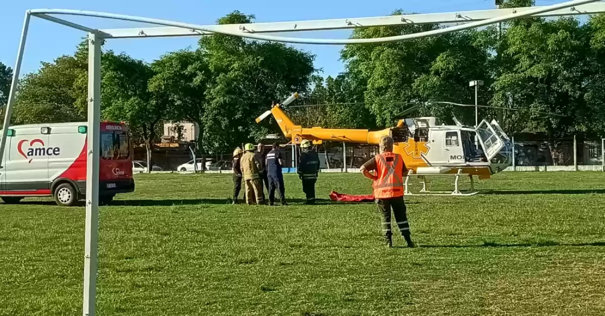 Una persona sufrió una descarga eléctrica cuando intentaba robar cables en inmediaciones del Camping Recreativo 