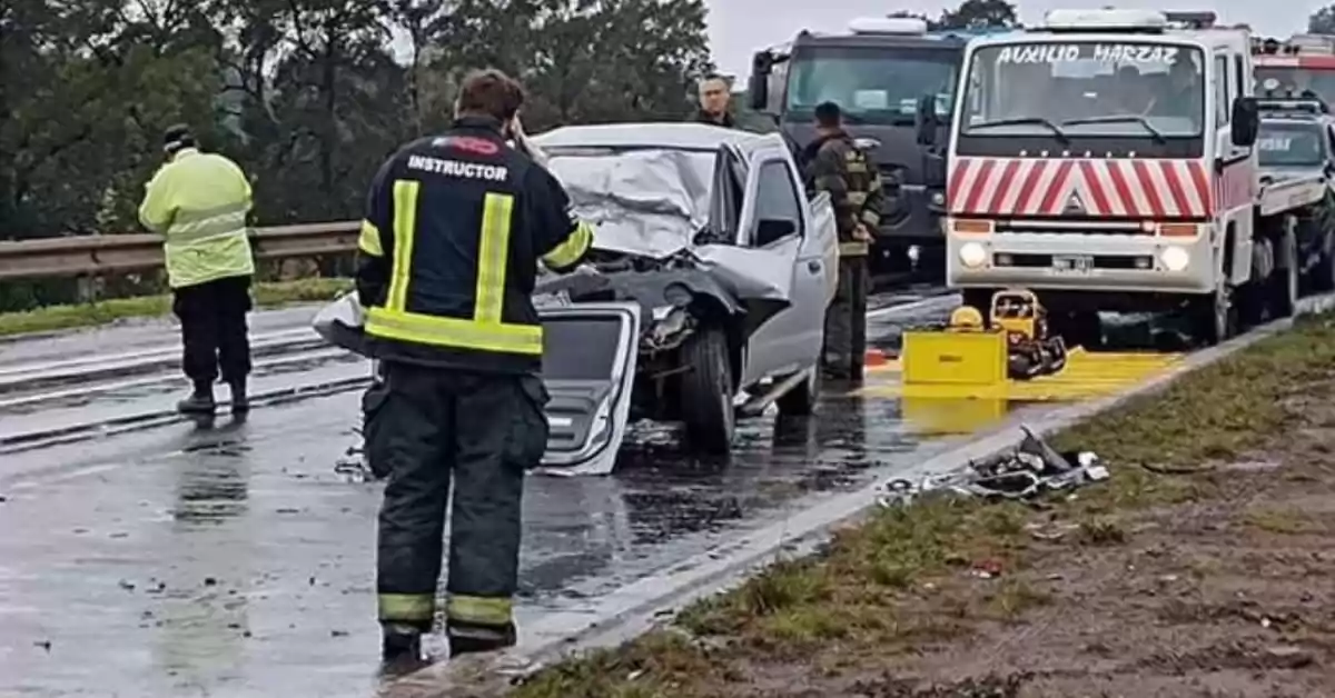 Un despiste previo habría ocasionado el accidente fatal en la Autopista Rosario - Santa Fe