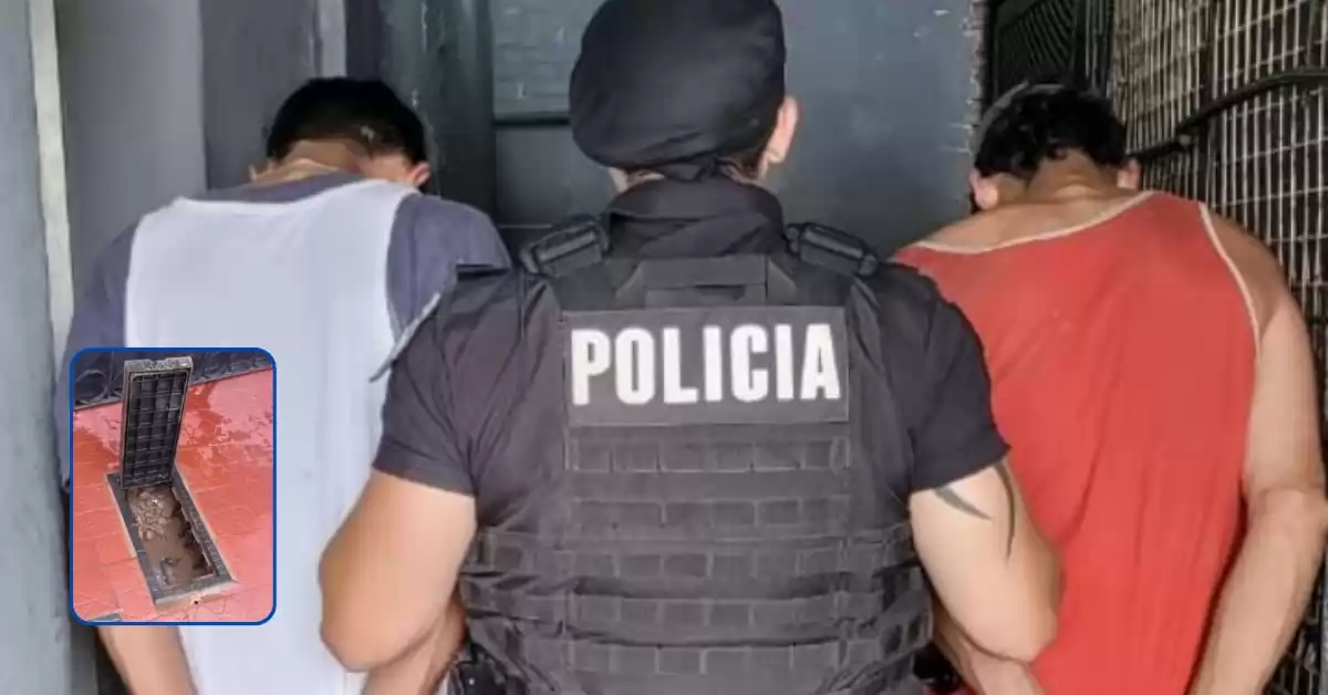 Detuvieron a dos jóvenes por robar un medidor de agua en San Lorenzo