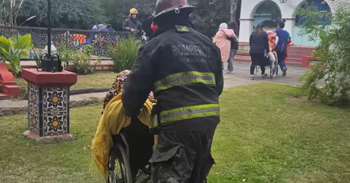 Córdoba: se incendió un geriátrico y debieron evacuar a 29 ancianos