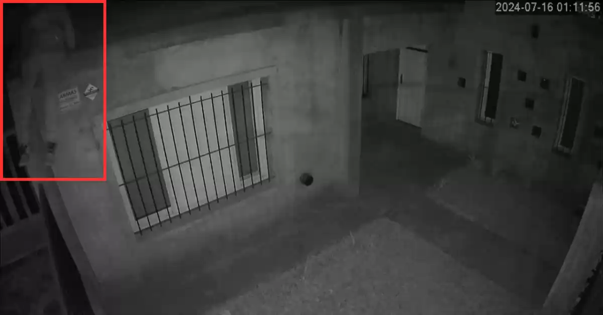 Intento de robo en Bouchard: un ladrón quiso abrir la puerta de una casa y se fue por los techos